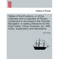 Tables of the Positions, or of the Latitudes and Longitudes of Places, Composed to Accompany the Oriental Navigator; Or Sailing Directions for the Eas