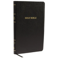 KJV, Thinline Reference Bible, Bonded Leather, Black, Red Letter Edition