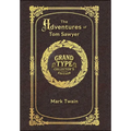Large Print - The Adventures of Tom Sawyer - Grand Type Collector's Edition - Matte Hardcover with Dust Jacket
