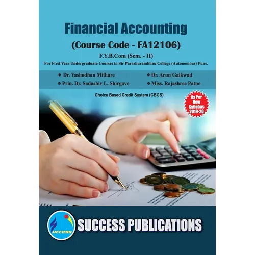 Financial Accounting(F.Y.B.Com, S.P. College, Sem.-II)