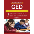 GED Study Question Book 2020 and 2021 All Subjects: Three Full-Length Practice Tests for GED Test Prep [3rd Edition]