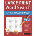 Large Print Word Search - Level of Difficulty: Hard - Vol.1 - Delta Classics - Give Your Eyes a Rest with the Easiest to Read Puzzles on the Market!