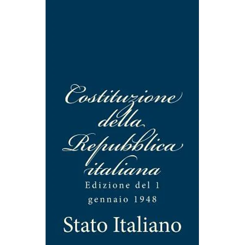 Costituzione della Repubblica italiana: Edizione del 1 gennaio 1948