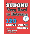 David Karn Sudoku - Very Hard to Extreme Vol 1: 120 Puzzles, Large Print, 36 pt font size, 1 puzzle per page