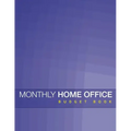Monthly Home Office Budget Book