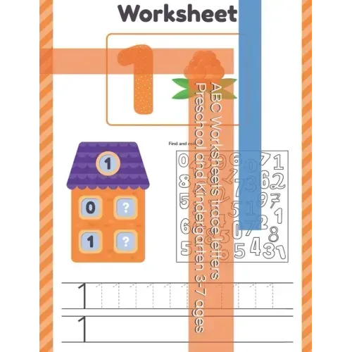 ABC Worksheets trace letters Preschool and Kindergarten 3-7 ages