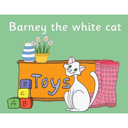 Barney the white cat