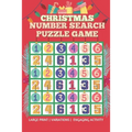 Christmas Number Search Puzzle Game - Engaging activity - Large print: Christmas gift idea for Elderly/Seniors - Number search puzzle game with variat