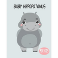 Baby Hippopotamus For Kids: Amazing Animal Coloring book Great Gift for Boys & Girls, Ages 4-8