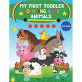 My First Toddler Coloring Book animals for 3-8 year: My First Big Book of Easy Educational Coloring Pages of Animal Letters A to Z for Boys & Girls, L