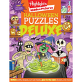 Halloween Puzzles Deluxe: Jumbo Halloween Gift for Kids with Seek and Find Puzzles, Over 600 Hidden Objects, 135 Glow-In-The-Dark Stickers, Recipes an