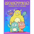 Monster Preschool activity Workbook: A Fun and Educational Children's Workbook for Pre-K to First Grade, Cute Monsters Coloring, Counting, shape, Matc