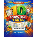 10 North Dakota NDSA Grade 5 Math Practice Tests: The Ultimate Test Prep Collection with Answer Explanations