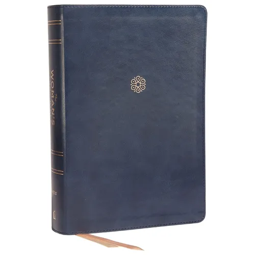 Niv, the Woman's Study Bible, Leathersoft, Blue, Full-Color: Receiving God's Truth for Balance, Hope, and Transformation
