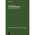Interregnum: Tagebuch Des Generalsekretärs Des Länderrats Der Bizone 1947-1949