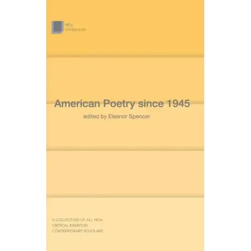 American Poetry Since 1945