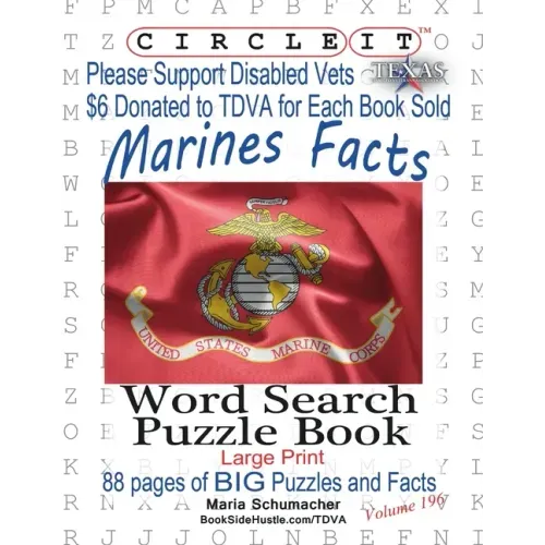 Circle It, US Marine Corps Facts, Word Search, Puzzle Book - Paperback