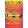 Demystifying Dissertation Writing: A Streamlined Process from Choice of Topic to Final Text