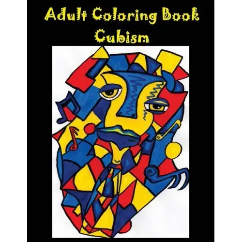 Adult Coloring Book: Cubism
