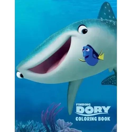 Finding Dory Coloring Book: Coloring Book for Kids and Adults with Fun, Easy, and Relaxing Coloring Pages