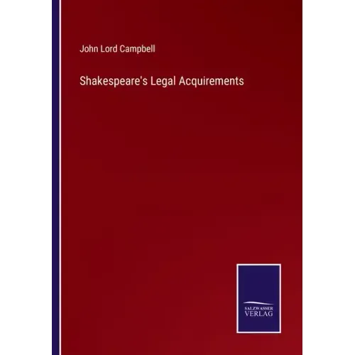 Shakespeare's Legal Acquirements