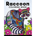 Raccoon Coloring Book: Cute Animal Stress-relief Coloring Book For Adults and Grown-ups
