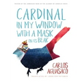 Cardinal in My Window with a Mask on Its Beak