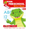 School Zone Preschool Write & Reuse Workbook