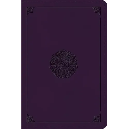 ESV Large Print Bible (Trutone, Lavender, Emblem Design)