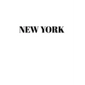 New York Hardcover White Decorative Book for Decorating Shelves, Coffee Tables, Home Decor, Stylish World Fashion Cities Design