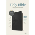 KJV Large Print Premium Value Thinline Bible, Filament Enabled (Leatherlike, Black Celtic Cross, Red Letter)