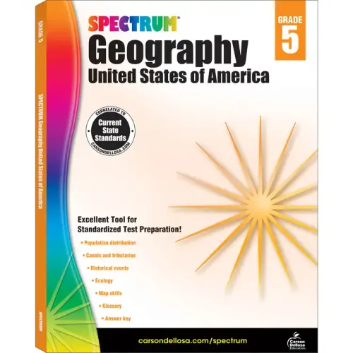 Spectrum Geography, Grade 5: United States of America Volume 95