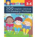 300 English Children Dictionary Picture. Bilingual Children's Books Spanish English: Full colored cartoons pictures vocabulary builder (animal, number