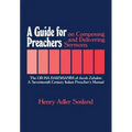 A Guide for Preachers on Composing and Delivering Sermons: The or Ha_darshanim of Jacob Zahalon, a Seventeenth Century Italiam Preacher's Manual