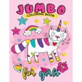 Jumbo Coloring Book for girls: Easy and Beautiful Animals Coloring Pages
