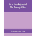 List of parish registers and other genealogical works