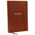 KJV Holy Bible: Giant Print Thinline Bible, Tan Leathersoft, Red Letter, Comfort Print: King James Version (Vintage Series)