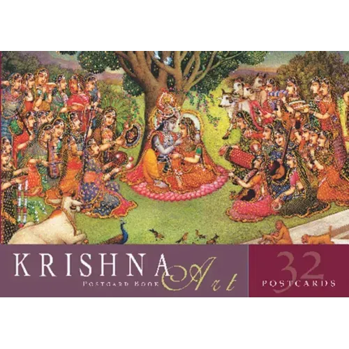 Krishna Art Postcard Book