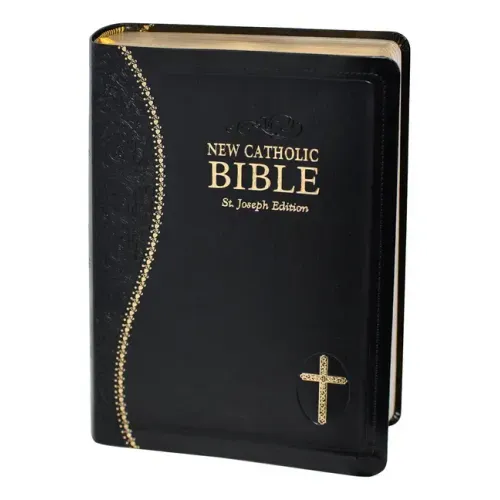 New Catholic Bible Medium Print Dura Lux (Black)