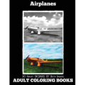 Adult Coloring Books: Airplanes