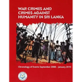 War Crimes and Crimes against Humanity in Sri Lanka: Chronology of Events September 2008 - January 2010