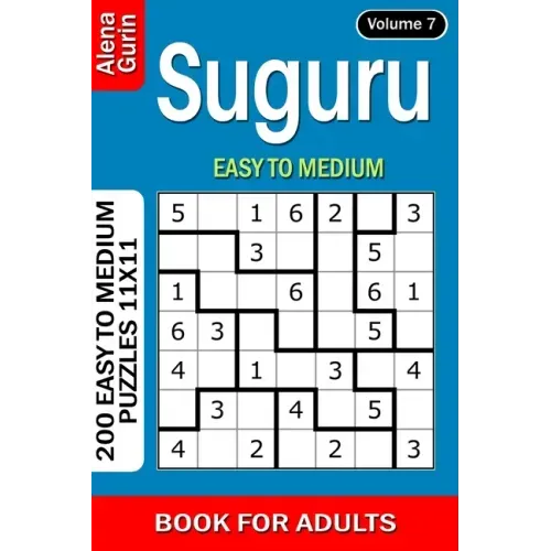 Suguru puzzle book for Adults: 200 Easy to Medium Puzzles 11x11 (Volume 7)