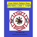 Fire Fighter Logo - Cross Stitch Pattern from Brenda's Craft Shop - Volume 17: Cross Stitch Pattern from Brenda's Craft Shop