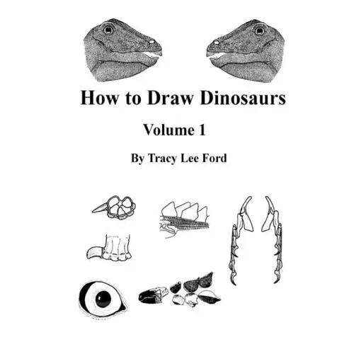 How to Draw Dinosaurs volume 1: This book is unlike other how to draw books. It is not about circles and lines, it is about their anatomy and the scie