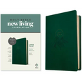 NLT Large Print Thinline Reference Bible, Filament Enabled (Leatherlike, Evergreen Mountain, Red Letter)