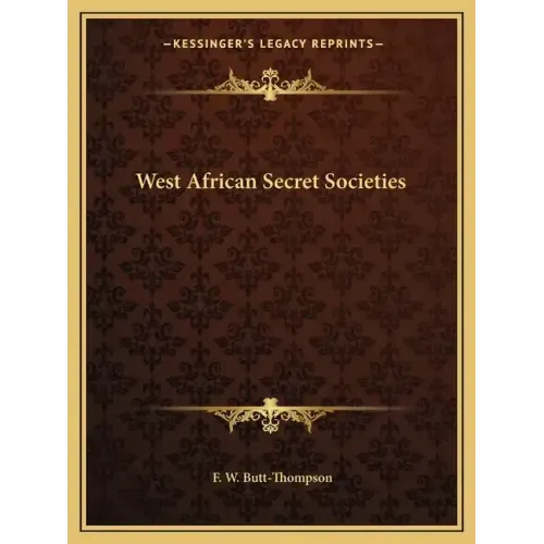 West African Secret Societies
