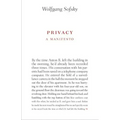 Privacy: A Manifesto