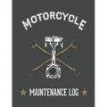 Piston and Wrench Motorcycle Maintenance Log