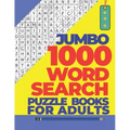 Jumbo 1000 Word Search Puzzle Books For Adults: The Biggest Brain Games Word Search Puzzles
