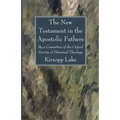 The New Testament in the Apostolic Fathers